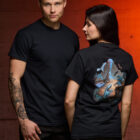 Bootstrapisland survival t-shirt Nightfall – design in the back.