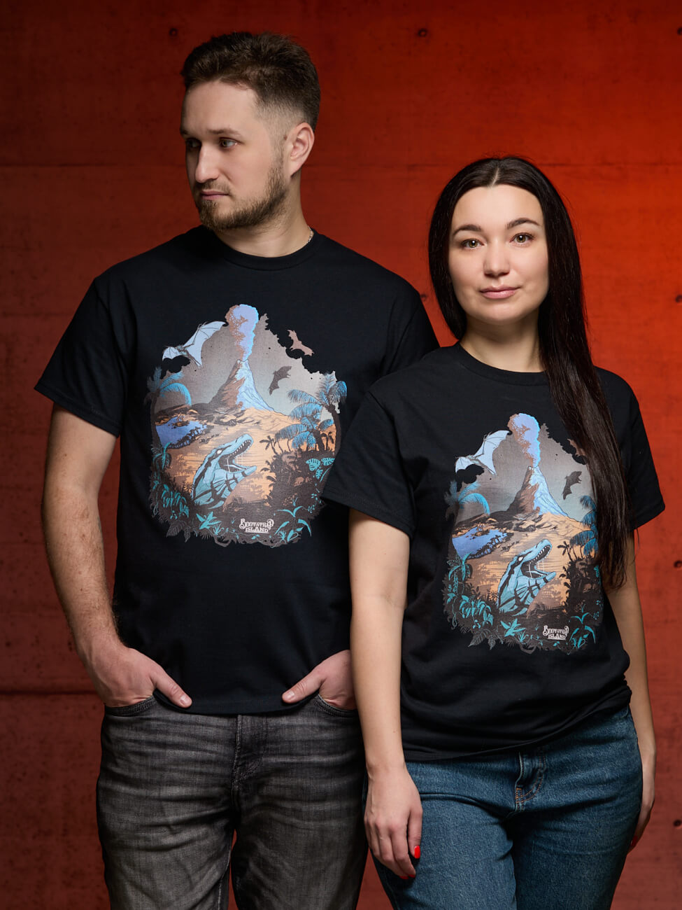 Bootstrapisland survival t-shirt Nightfall - black.