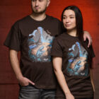 Bootstrapisland survival t-shirt Nightfall – brown.