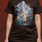 Bootstrapisland survival t-shirt Nightfall – brown.