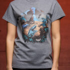 Nightfall T-shirt - Graphite 5 Bootstrapisland survival t-shirt Nightfall - graphite.