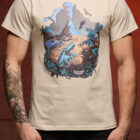 Bootstrapisland survival t-shirt Nightfall – sand.